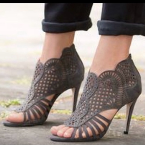 Klub Nico Shoes - Klub Nico charcoal Mirelle heels size 9